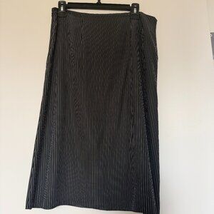 100% Silk Striped ag & bone skirt
